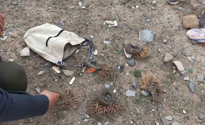 Iğdır’da ses cihazıyla avlanan keklikler tekrar doğaya bırakıldı