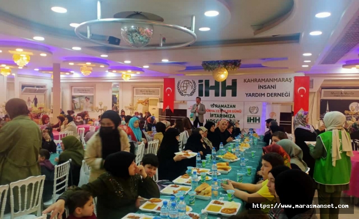 Kahramanmaraş'ta "Dünya Yetimler Günü" dolayısıyla iftar verildi